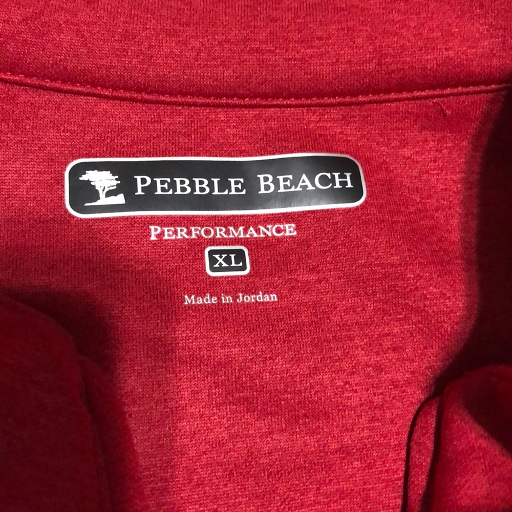 Xl Performance Half Zip Pull Over Maroon Color - image 5